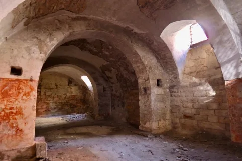 Ampio Magazzino / Cantina d'Epoca per Olio e Vino (297 mq) – Unibile con Cantina Adiacente – Ideale per Affinamento, Stoccaggio Alimentare e Deposito Merci (Barletta - Corso Cavour) in vendita a Barletta