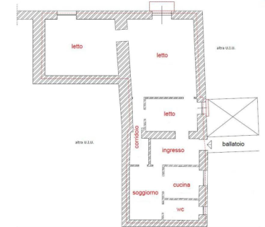 Planimetria Appartamento storico zona Centrale Barletta a Barletta